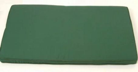 2 Seat Bench Cushion Green 104cmX46cm