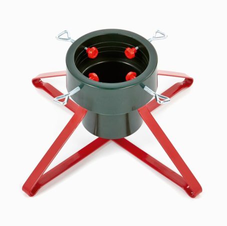 Garland - Plastic Tree Stand Green/Red 46cm