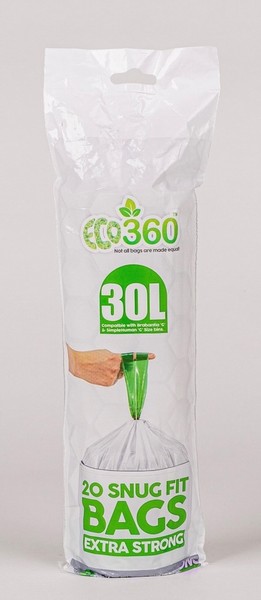 Eco360 – Bin Liners 20Pack 30L