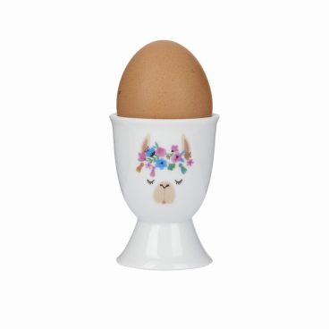 KC EGG CUP CERAMIC LLAMA