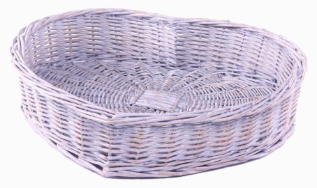 Tray - Heart Shaped Pale Grey Small