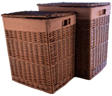 Laundry Basket – Lined Rectangular Large