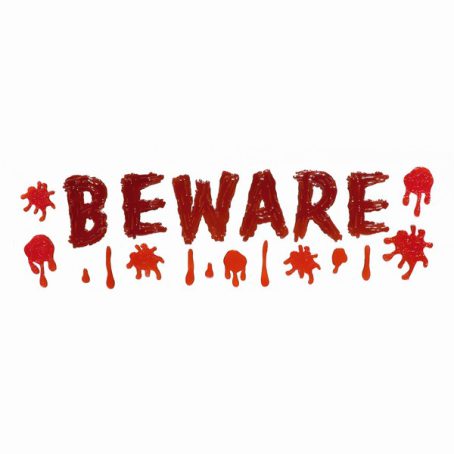 Premier - Window Sticker 'Beware'/'Trick or Treat' - Image 3
