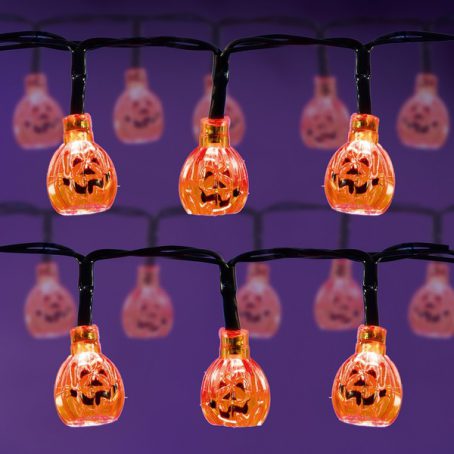 Premier - 10 LED Mini Pumpkin String Lights 90cm - Image 3