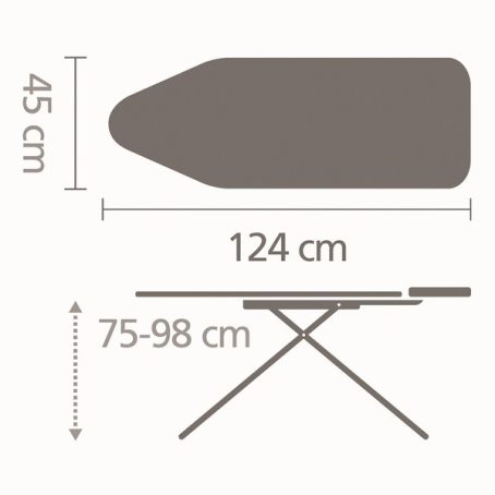 Brabantia - Ironing Board Cover Foamback Neutral - Size C - Image 2