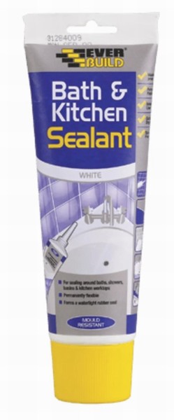 SEALANT EASI BATH & KITCHEN WHITE EVERBUILD