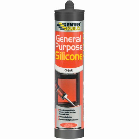 SEALANT SILICONE G/P CLEAR C3 EVERBUILD