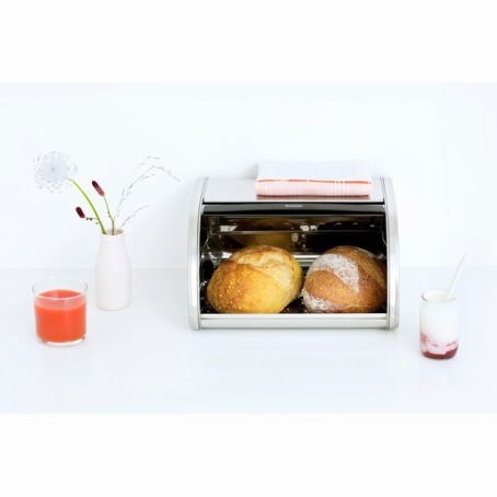Brabantia - Bread Bin Roll Top Medium - Chrome - Image 2