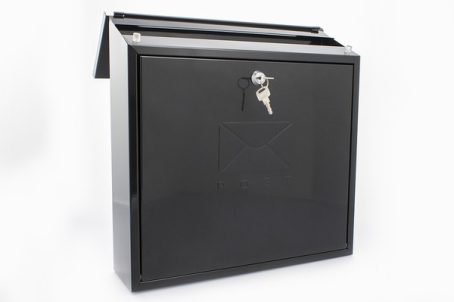POST BOX CONTEMPORARY BLACK STERLING