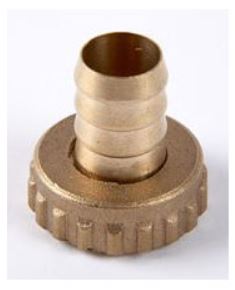 UNION TAIL FOR BIB TAP BRASS 1/2IN