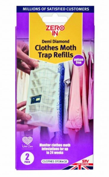 ZeroIn – Demi-Diamond Clothes Moth Killer Refill 2PK