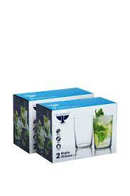 RAVENHEAD ESSENTIAL MOJITO GLASSES PK2