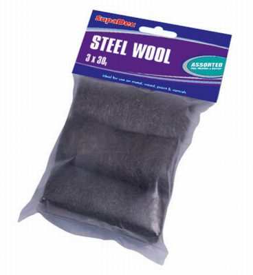 STEEL WOOL ASSORTED 3 X 30G