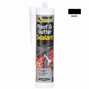 SEALANT ROOF & GUTTER SEALANT BLACK EVERBUILD