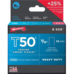 Arrow – T50 Staples – 14mm (9/16″)