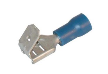 TERMINAL PIGGY BACK 6.3MM BLUE