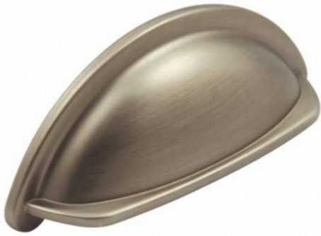 (X1) PEWTER CUP PULL HANDLE 76MM n/r