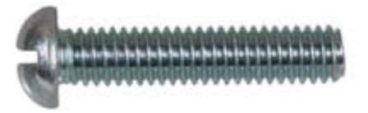 (x6)3/16″w x2″ SL RND M/S BZP