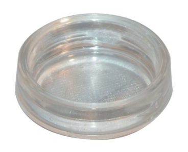 (x2)SMALL CLEAR CASTOR CUPS
