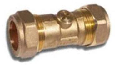 ISOLATING VALVE BRASS 15MM