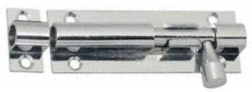 CHROME BARREL BOLT 3″