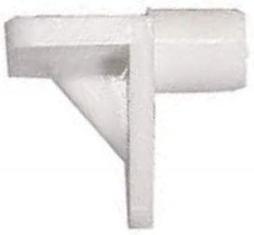 (x10)5mm WHITE PUSH SHELF SUPP