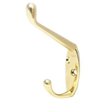 (x2)BRASSED HAT & COAT HOOK