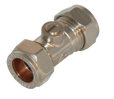 ORAC PFC16 ISOLATING VALVE CHROME 15MM