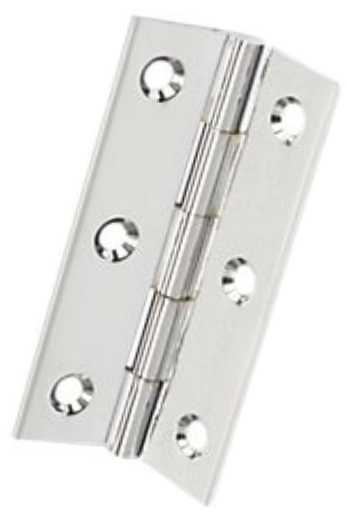 3″ CHROME POLISHED  BUTT HINGE