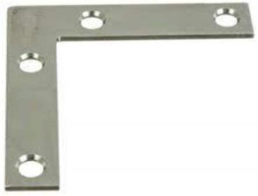 (x2)3″ FLAT CORNER PLATES ZP