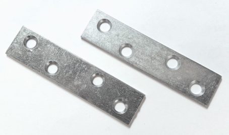 (x2)3" STEEL MENDING PLATES