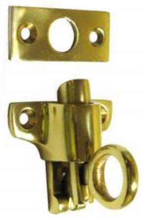 (x1) BRASS FANLIGHT CATCH