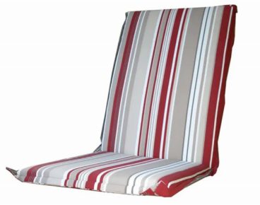 Recliner 5 Position Cushion Red Stripe