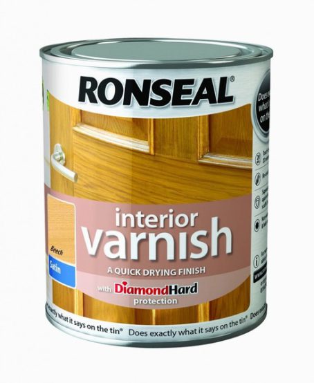 Ronseal Interior Varnish Satin - Beech 750ml