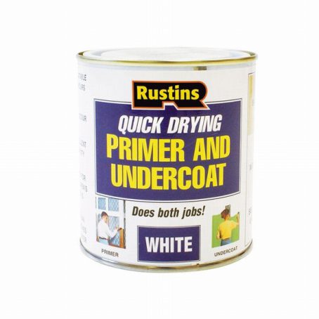 RUSTINS QD PRIMER U/C WHITE 250ML*