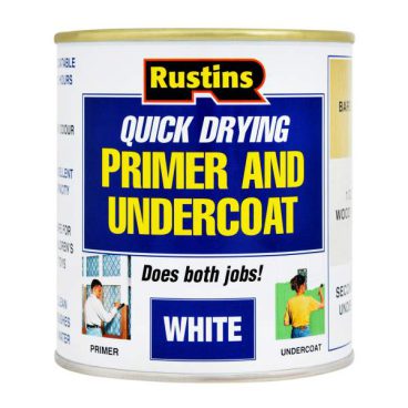 RUSTINS QD PRIMER U/C WHITE 500ML