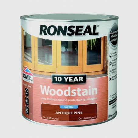 Ronseal 10 Year Woodstain - Antique Pine 2.5L