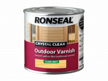Ronseal Outdoor Clear Matt Varnish 250ml