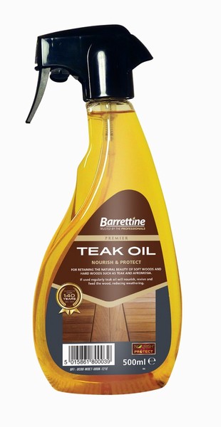 TEAK OIL SPRAY 500ML BARRETTINE