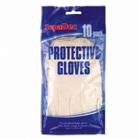 LATEX PROTECTIVE GLOVES SUPA
