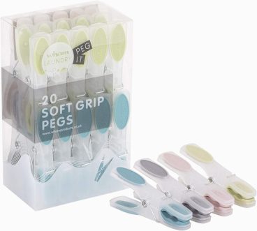 Wham – Soft Grip Clothes Pegs 20Pack