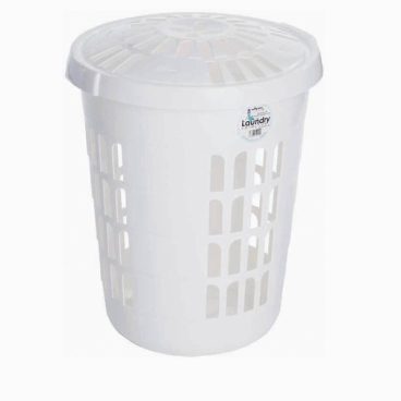 Wham – Laundry Hamper Round – Ice White