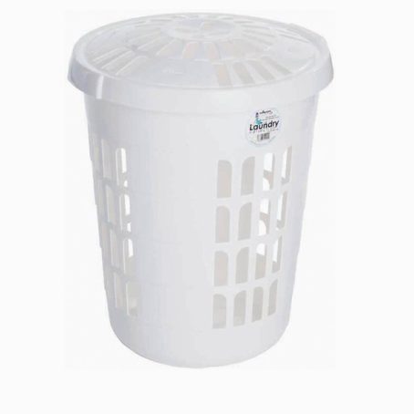 Wham - Laundry Hamper Round - Ice White