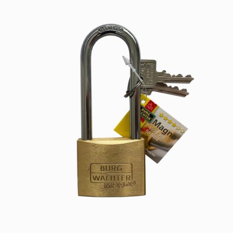 PADLOCK BURG BRASS LONG SHACKLE 50MM