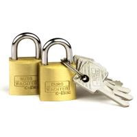 PADLOCK BURG BRASS 20MM PK2