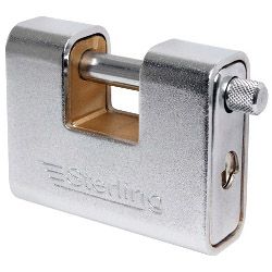 PADLOCK BURG ARMOURED STEEL 62MM