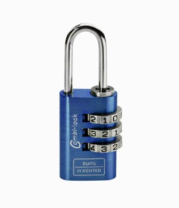 PADLOCK BURG COMBI ALUMINIUM 40MM