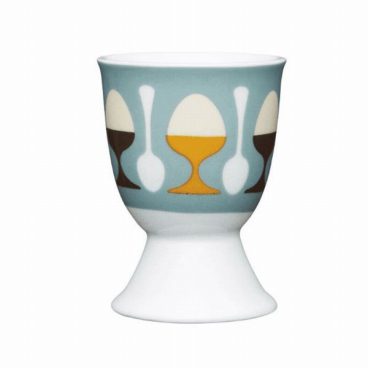 KC EGG CUP CERAMIC RETRO EGGS