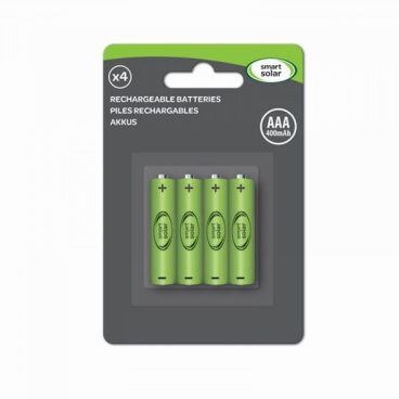 Smart Solar – AAA Rechargable Battery – 4 Pack