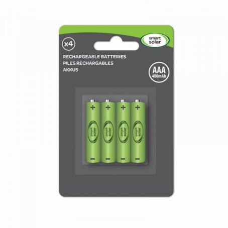 Smart Solar - AAA Rechargable Battery - 4 Pack